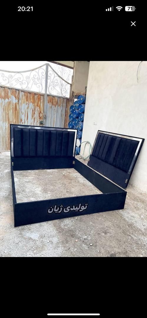 تخت خواب ۲ نفره مدل نوا|تخت و سرویس خواب|پردیس, فاز ۱|دیوار
