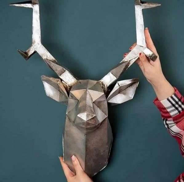 دیوارکوب گوزن گرافیکی|مجسمه، تندیس، ماکت|تهران, تهرانسر شرقی|دیوار