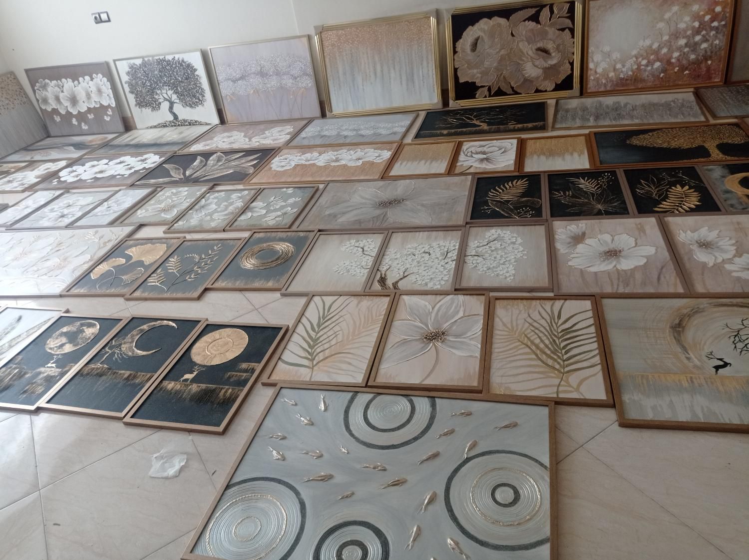 تابلو نقاشی برجسته تکسچر حراج|تابلو، نقاشی، عکس|مشهد, کوشش|دیوار