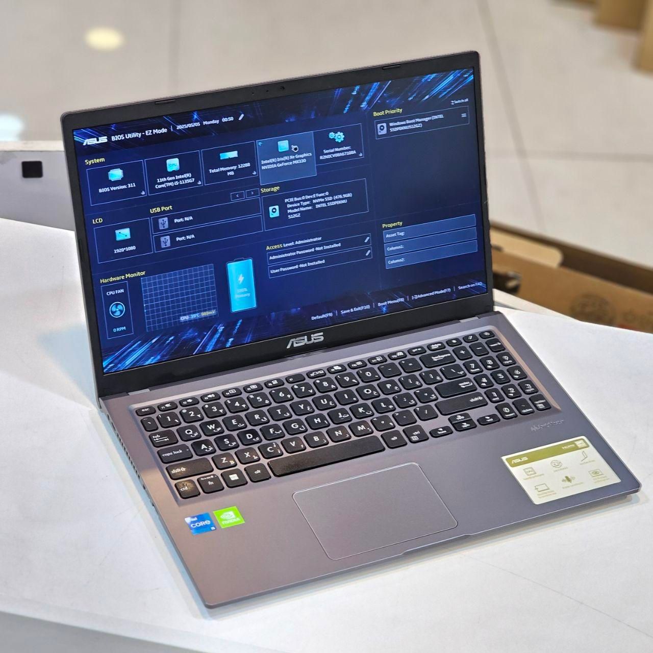 لپتاپ مهندسی Asus Vivobook R565EP رم 12|رایانه همراه|شیراز, ملاصدرا|دیوار