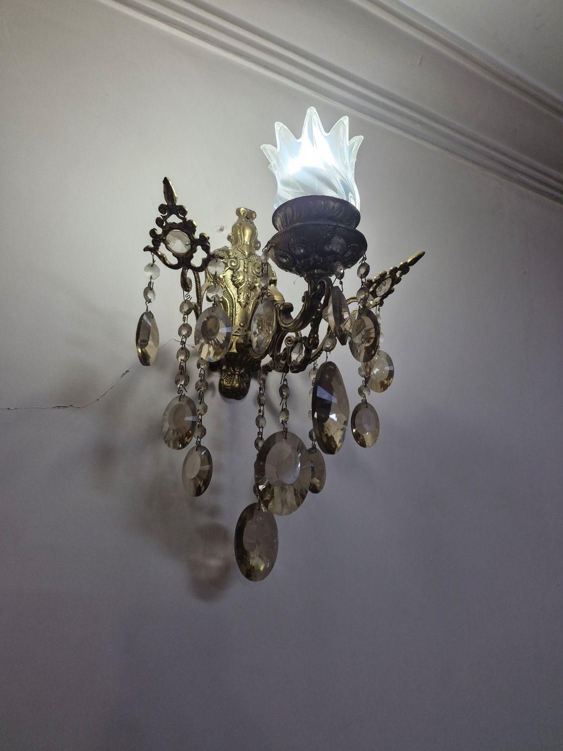 لوستر برنجی|لوستر و چراغ آویز|پاکدشت, پارچین|دیوار