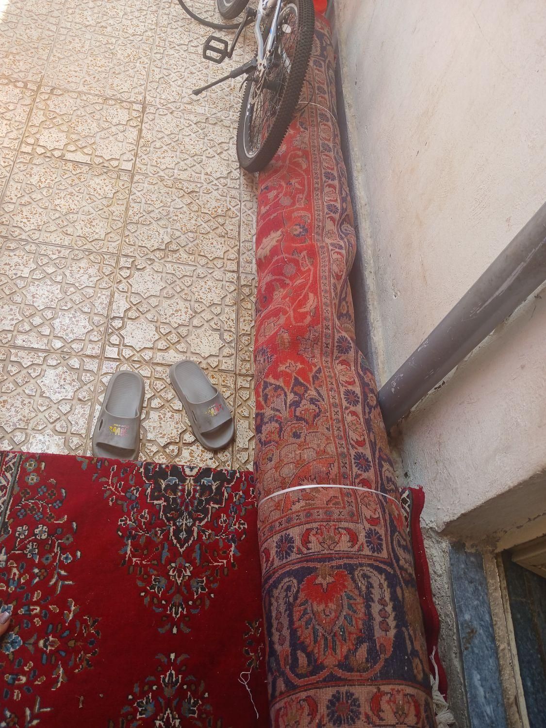 دو عدد فرش دستباف|فرش|میانه, |دیوار