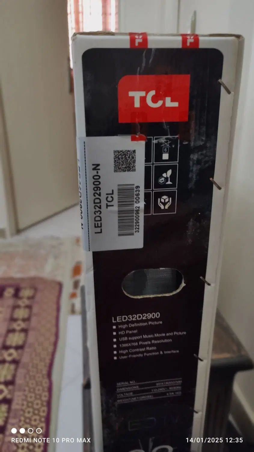 تلویزیون ال ای دی ۳۲ اینچ TCL نونو اکبند|تلویزیون و پروژکتور|تهران, زاهد گیلانی|دیوار