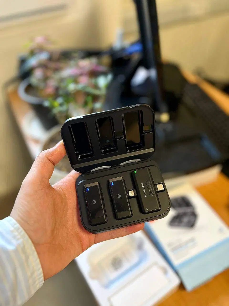 میکروفن بی‌سیم Powerology Lavalier Duo|صوتی و تصویری|تهران, یوسف‌آباد|دیوار