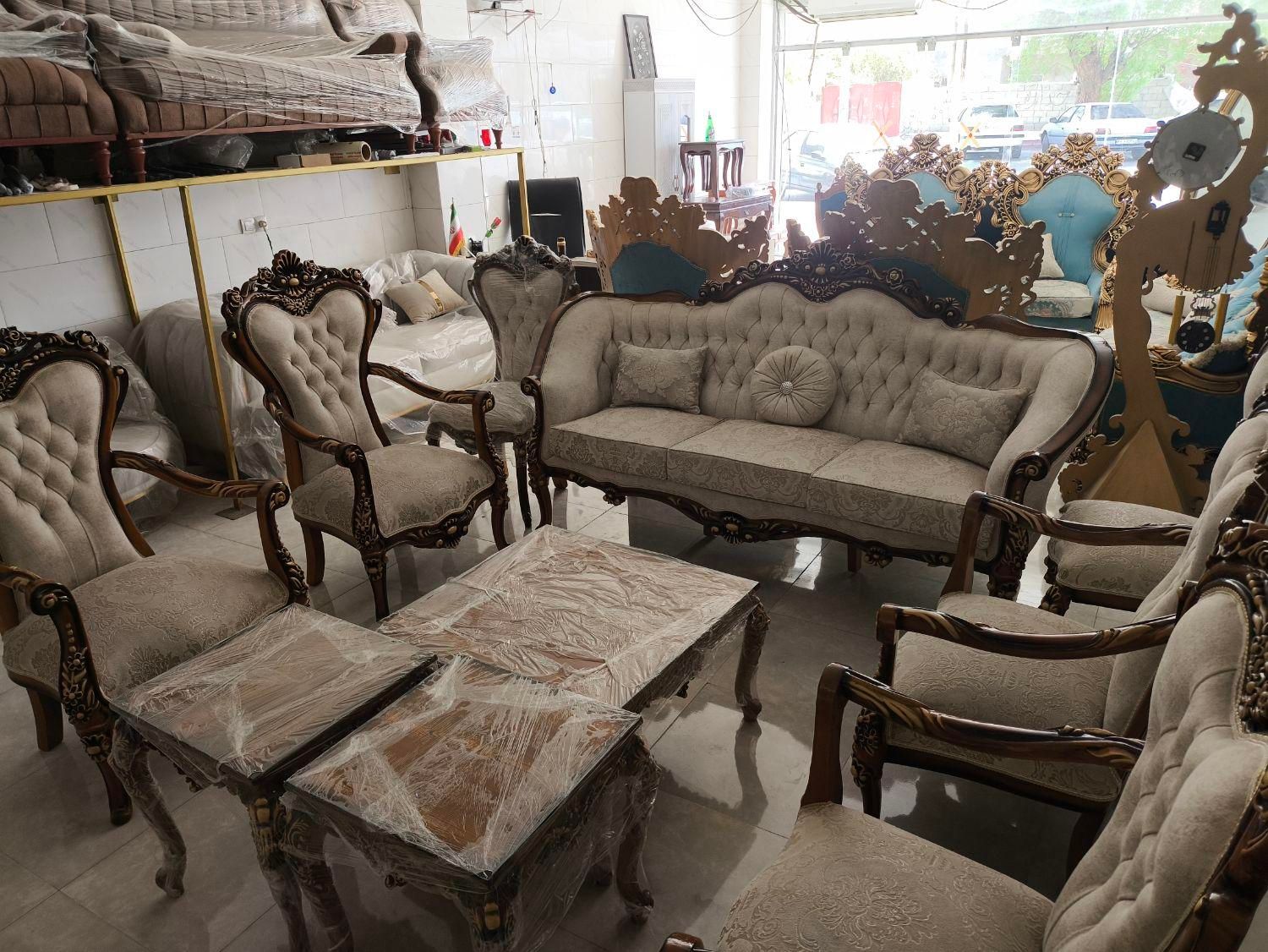 فروش انواع مبلمان و جهیزیه با تسهیلات بانکی واقساط|مبلمان خانگی و میز عسلی|کهنوج, |دیوار