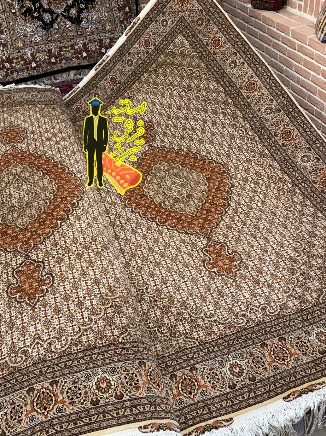 فرش جفت۶متر ماهی ۴۴رج زیوه (اقساط بدون بهره)|فرش|تبریز, |دیوار