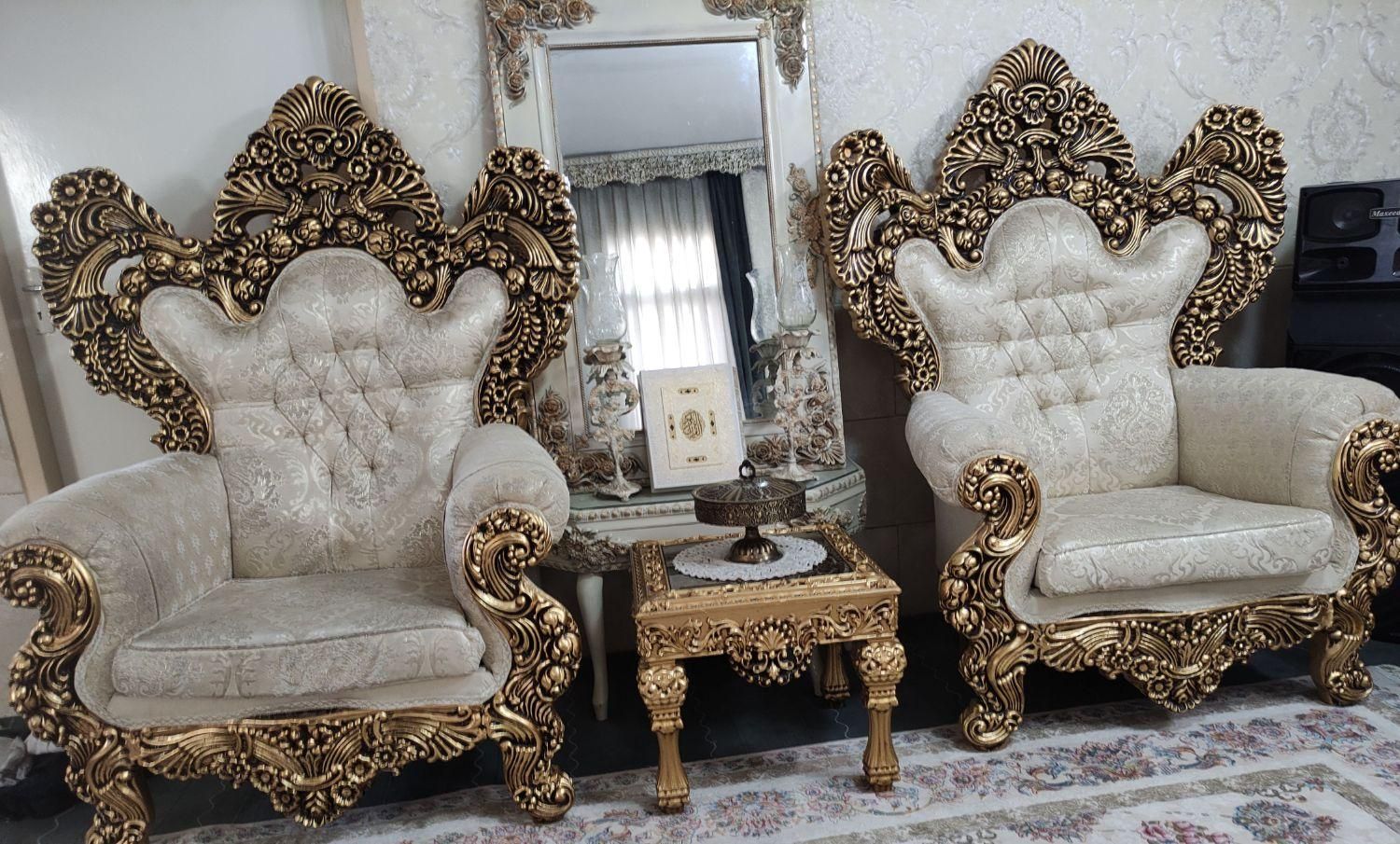مبلمان سلطنتی|مبلمان خانگی و میز عسلی|رباط‌کریم, شترخوار|دیوار