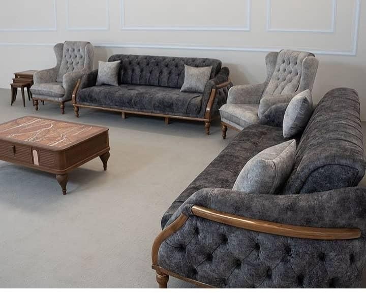 مبل لیندوهشت نفره،مبل تختخوابشو،مبل چسترهشت نفره|مبلمان خانگی و میز عسلی|خمینی‌شهر, |دیوار