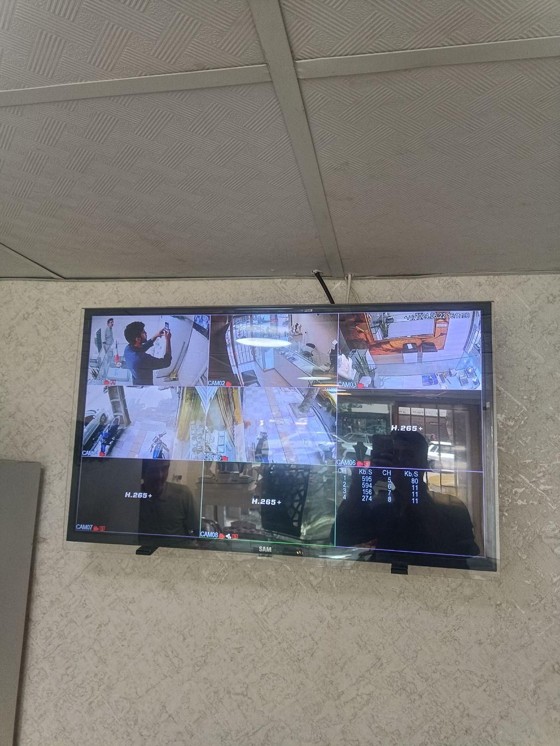 دوربین مدار بسته|دوربین مداربسته|گنبد کاووس, |دیوار