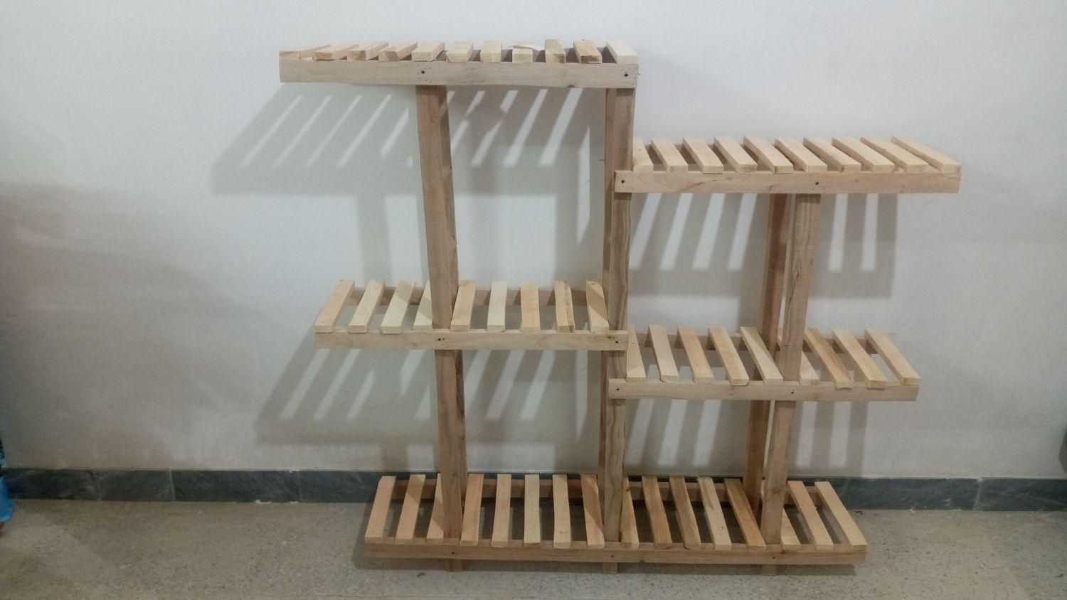 ساخت انواع استند گل چوبی|گل و گیاه طبیعی|فلاورجان, |دیوار