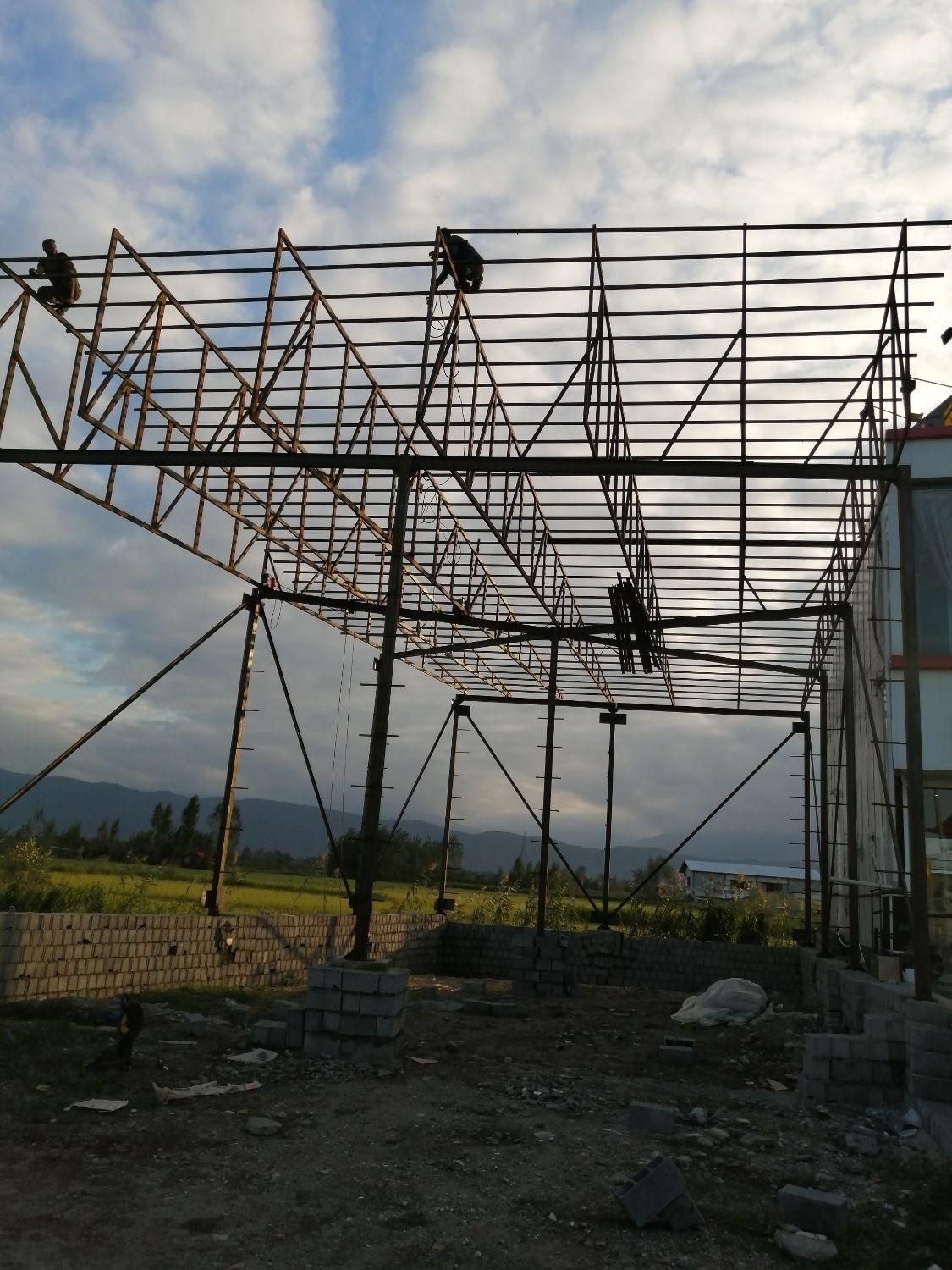 جوشکاری اسکلت و سربندی|خدمات پیشه و مهارت|تنکابن, |دیوار