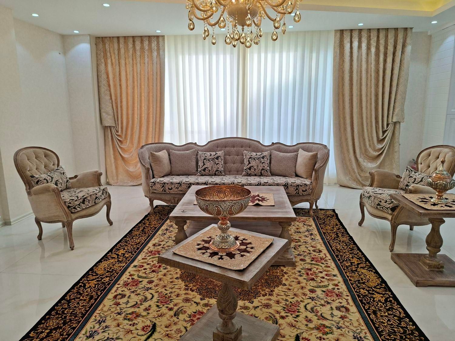 حریر پتینه|پرده، رانر، رومیزی|شیراز, احمدآباد|دیوار