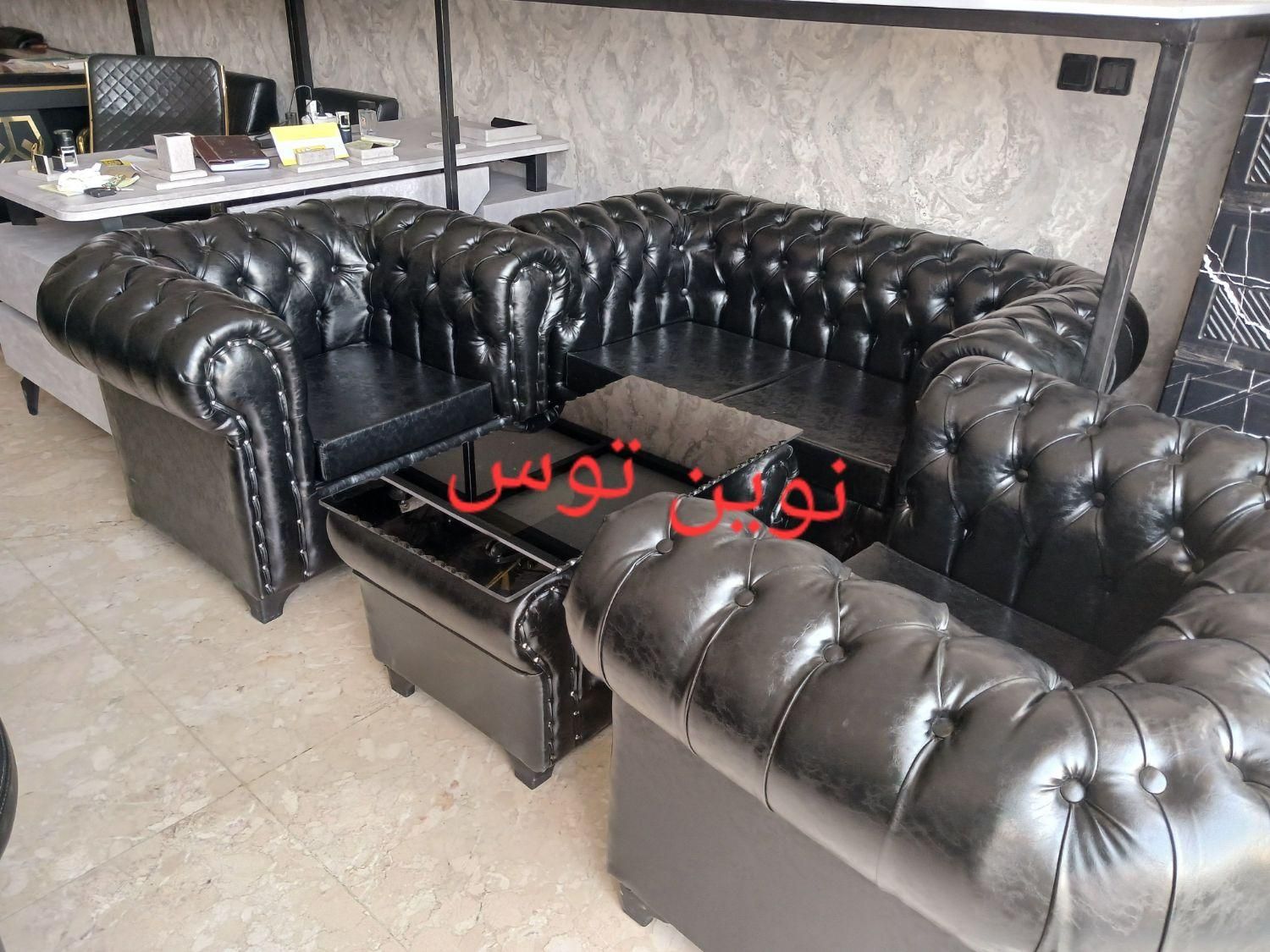 مبلمان اداری مبل چستر فوم سرد نیم ست|مبلمان اداری|مشهد, شفا|دیوار