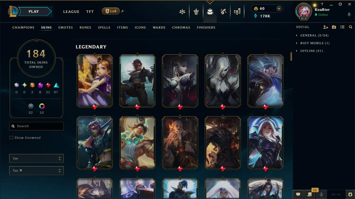 اکانت league of legends|کنسول، بازی ویدئویی و آنلاین|تهران, امانیه|دیوار