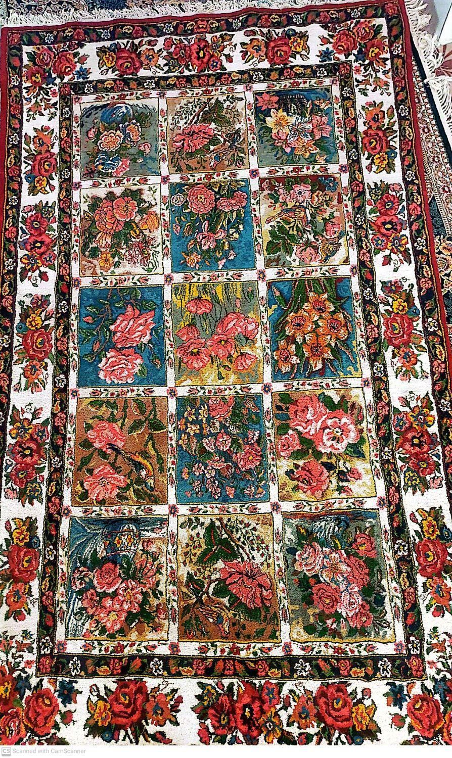 قالی دستبافت رنگ ثابت|فرش|شهرکرد, |دیوار