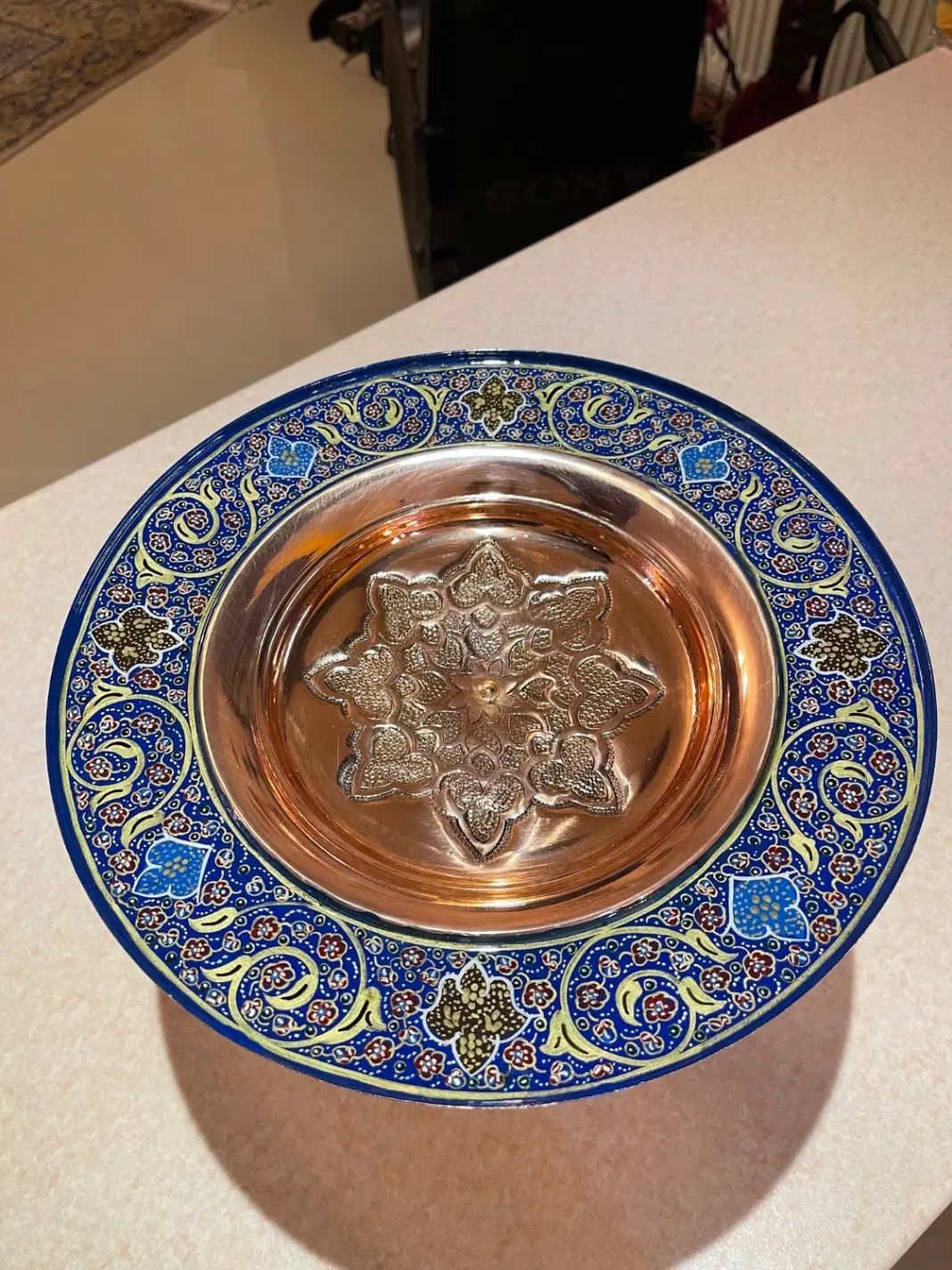 شیرینی خوری مس پرداز به سایز بزرگ|صنایع دستی و سایر لوازم تزئینی|اصفهان, عباس‌آباد|دیوار
