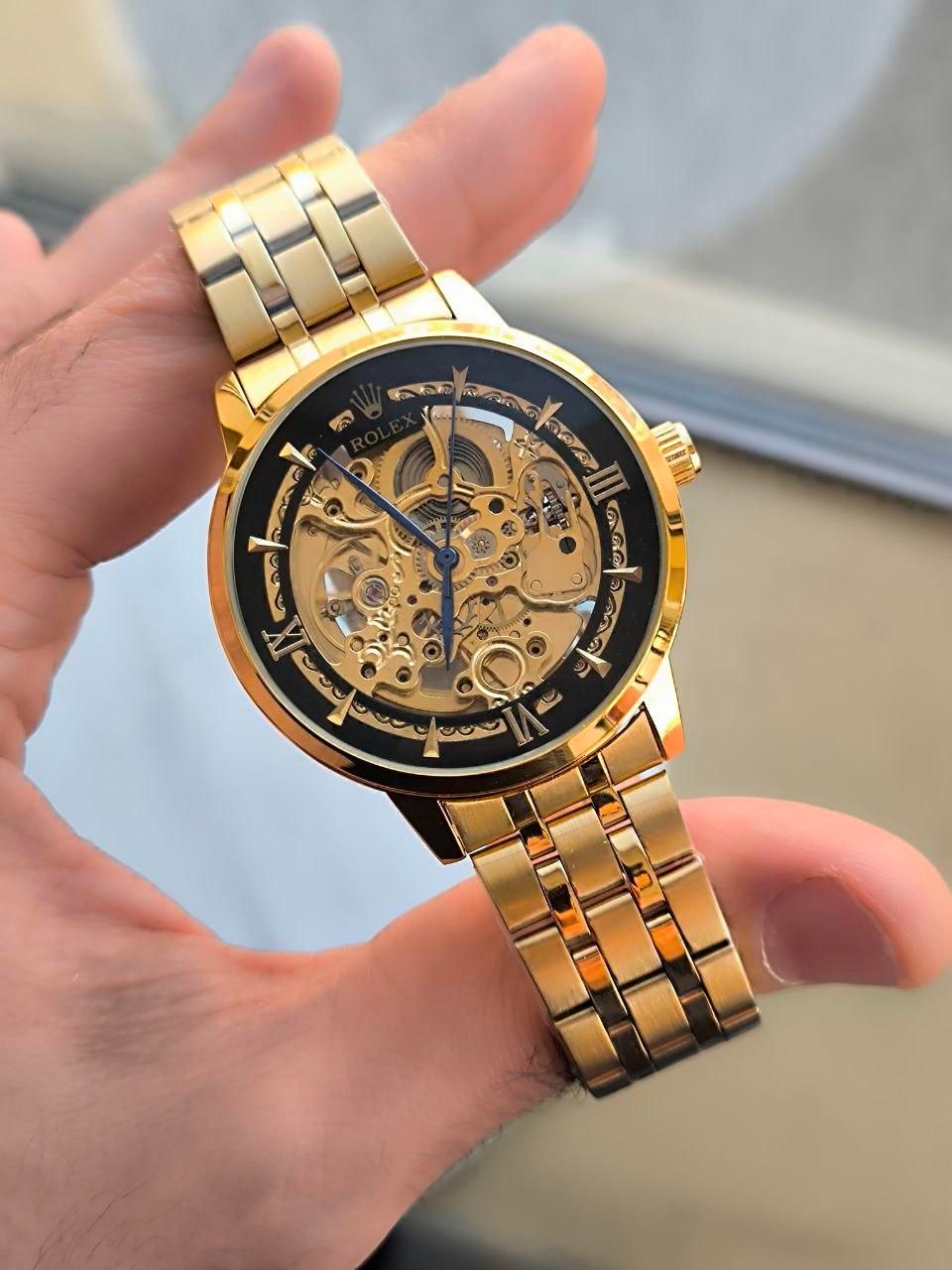 ساعت مچی Rolexاسکلتون اتوماتیک قلب باز پشت شیشه ای|ساعت|همدان, |دیوار