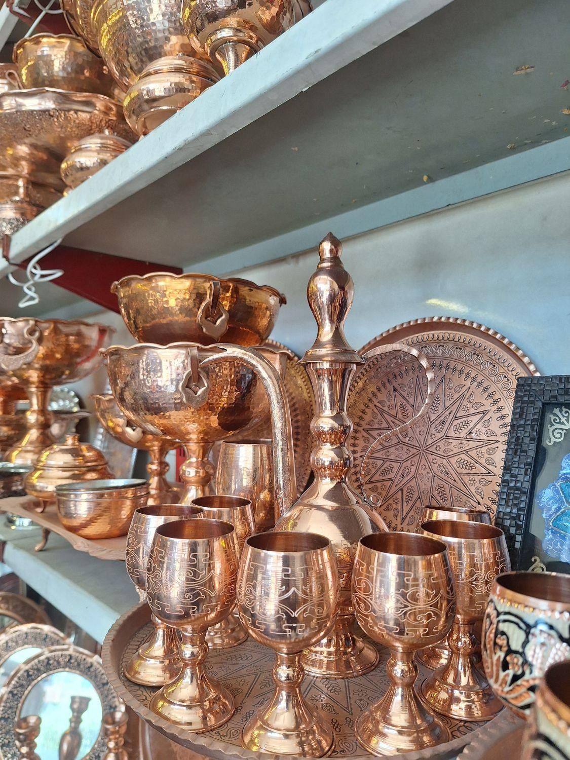 ظروف اشپزخانه مسی کلی تنوع|ظروف پختوپز|شیراز, شاهجیان|دیوار