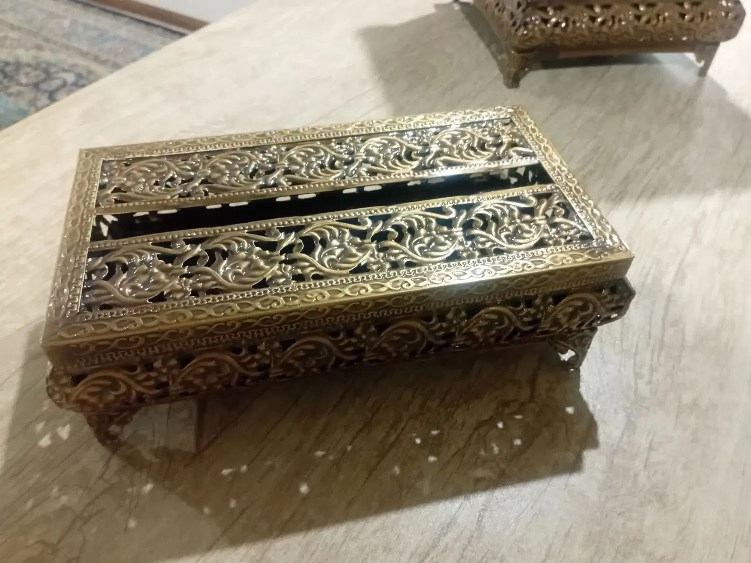 جا دستمال کاغذی با سطل آشغال|صنایع دستی و سایر لوازم تزئینی|تهران, فردوس|دیوار