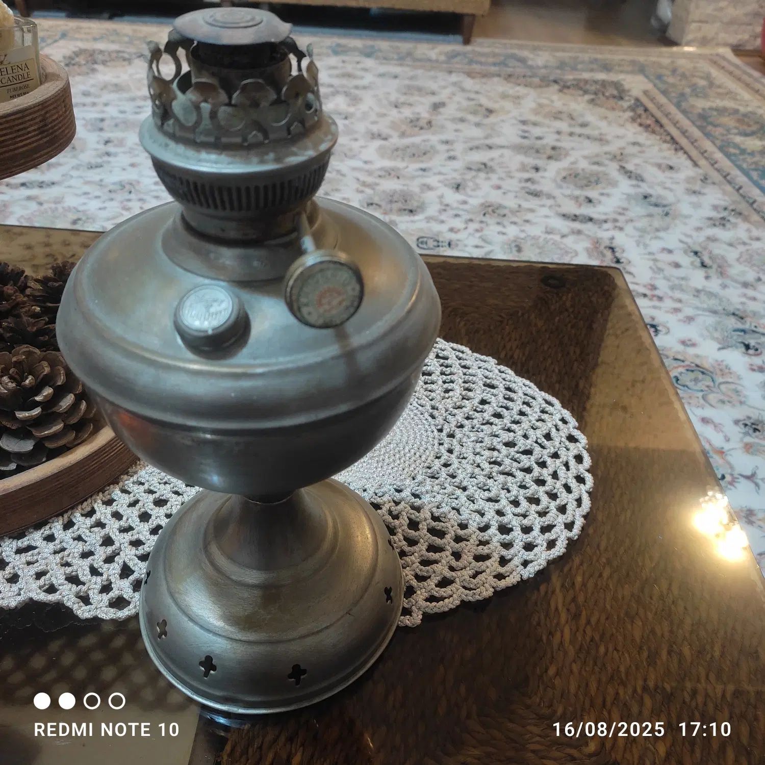 چراغ گرد سوز خورشید قدیمی|لامپ و چراغ|کرج, شهرک اوج|دیوار