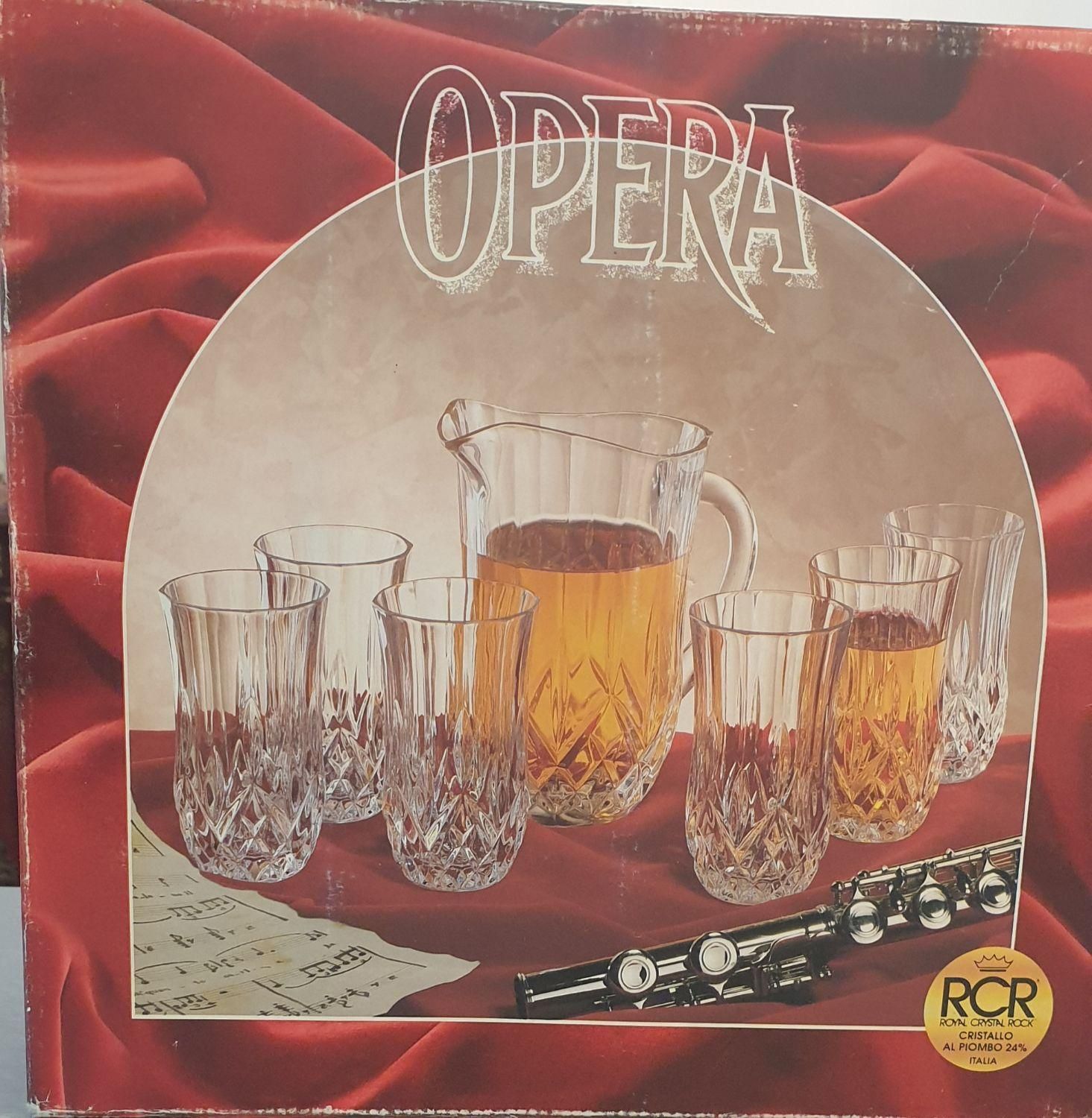 پارچ و لیوان کریستال اینالیایی 24٪|ظروف سرو و پذیرایی|پردیس, فاز ۱۱|دیوار