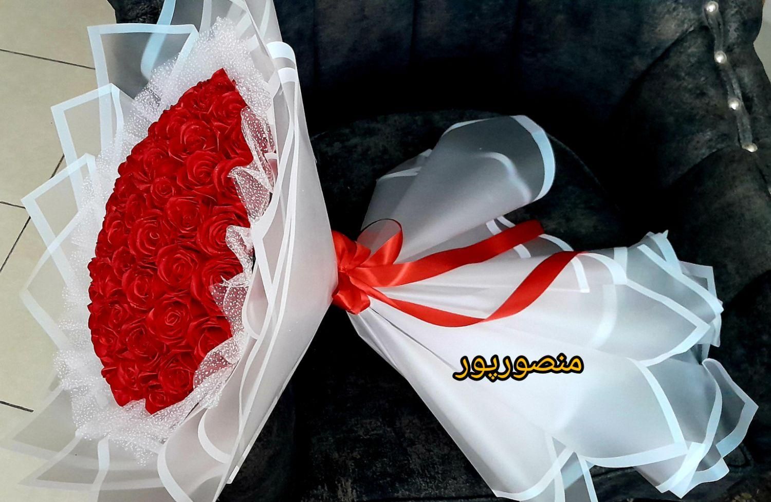 دسته گل روبانی ماندگار|گل مصنوعی|کرج, خرمدشت|دیوار