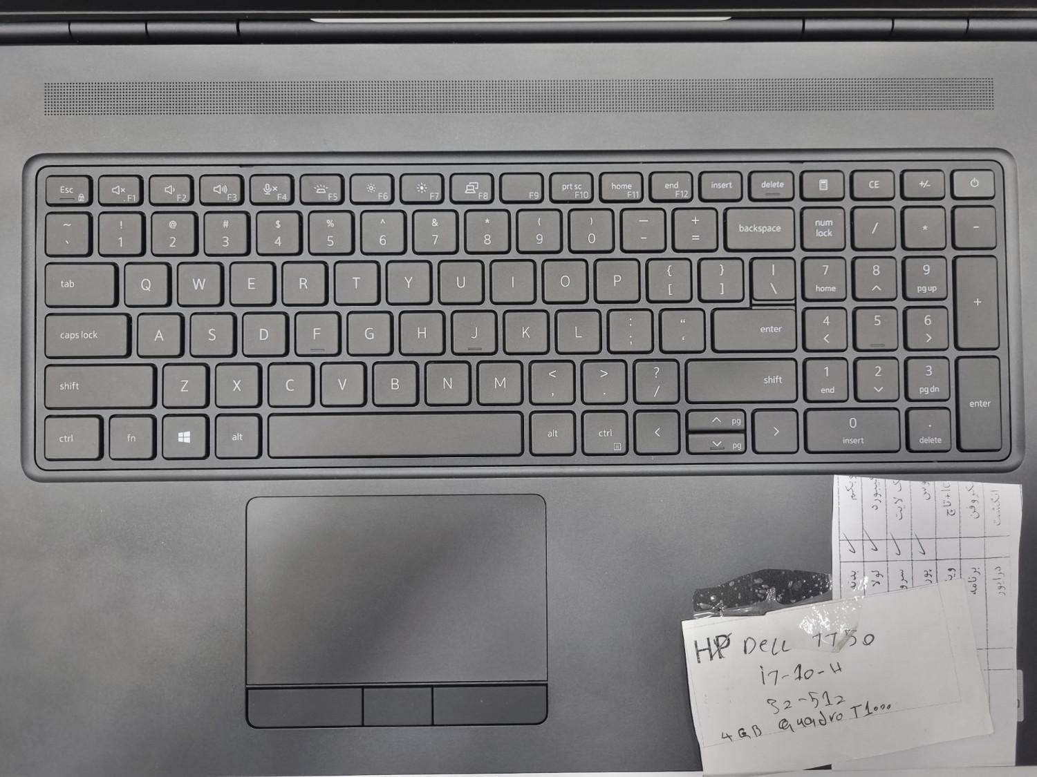 لپتاپ گرافیکی Dell Precision 7750 - 4K HDR نسل 10|رایانه همراه|بندر گناوه, |دیوار