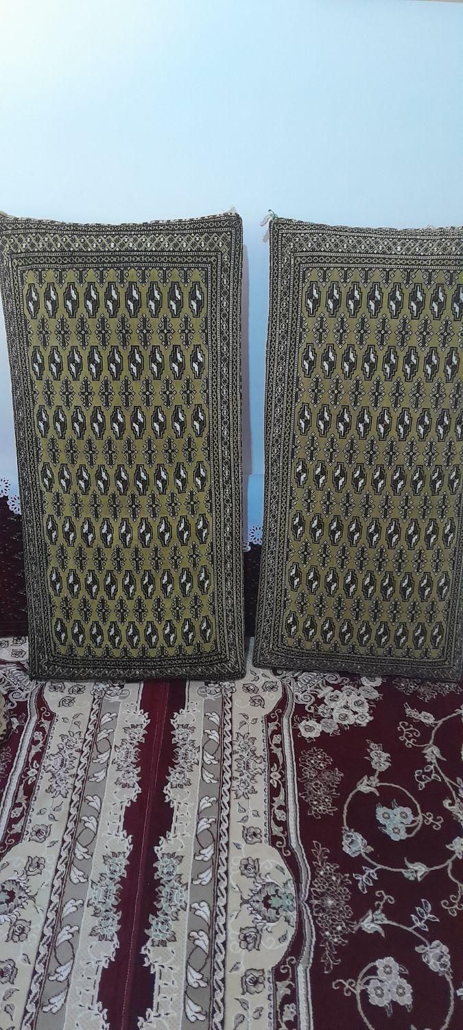 ۶ عدد پشتی سنتی قدیمی با قدمت ۲۰ سال بدون زدگی|پشتی|شیروان (خراسان), |دیوار