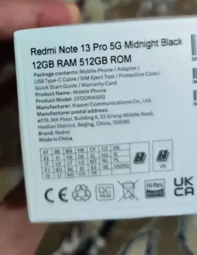 شیائومی Redmi Note 13 Pro با حافظهٔ ۵۱۲ گیگابایت|موبایل|کرج, شهرک بنفشه|دیوار