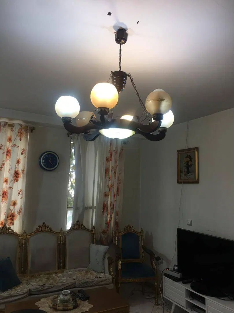 لوستر جنس چوب|لوستر و چراغ آویز|تهران, پونک|دیوار