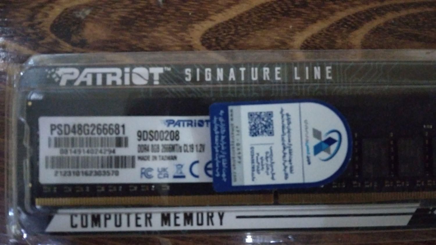 رم DDR4 پتریوت ۸ گیگ patriot|قطعات و لوازم جانبی رایانه|اسلام‌شهر, |دیوار