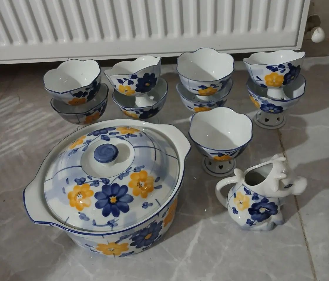 گل پنبه ای|ظروف سرو و پذیرایی|کرج, حصارک بالا|دیوار
