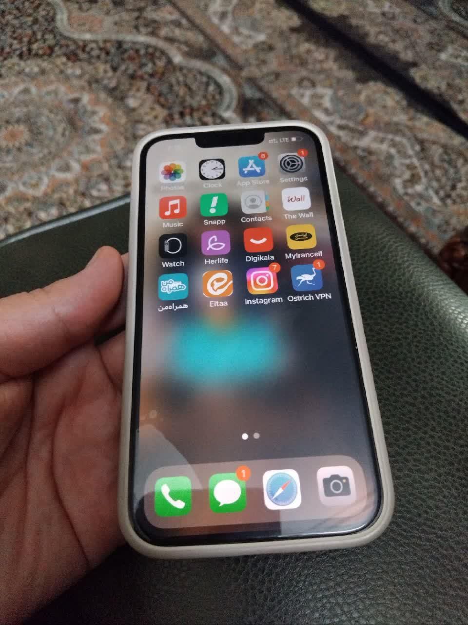 اپل iPhone 13 با حافظهٔ ۱۲۸ گیگابایت|موبایل|قم, آزادگان|دیوار