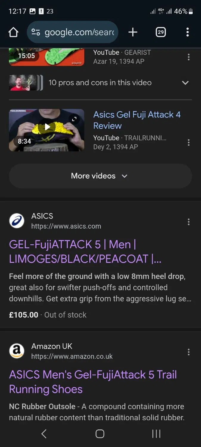 Asics Gel Fuji Attack  اسیکس ارجینال اندونزی|تجهیزات ورزشی|کرمانشاه, |دیوار