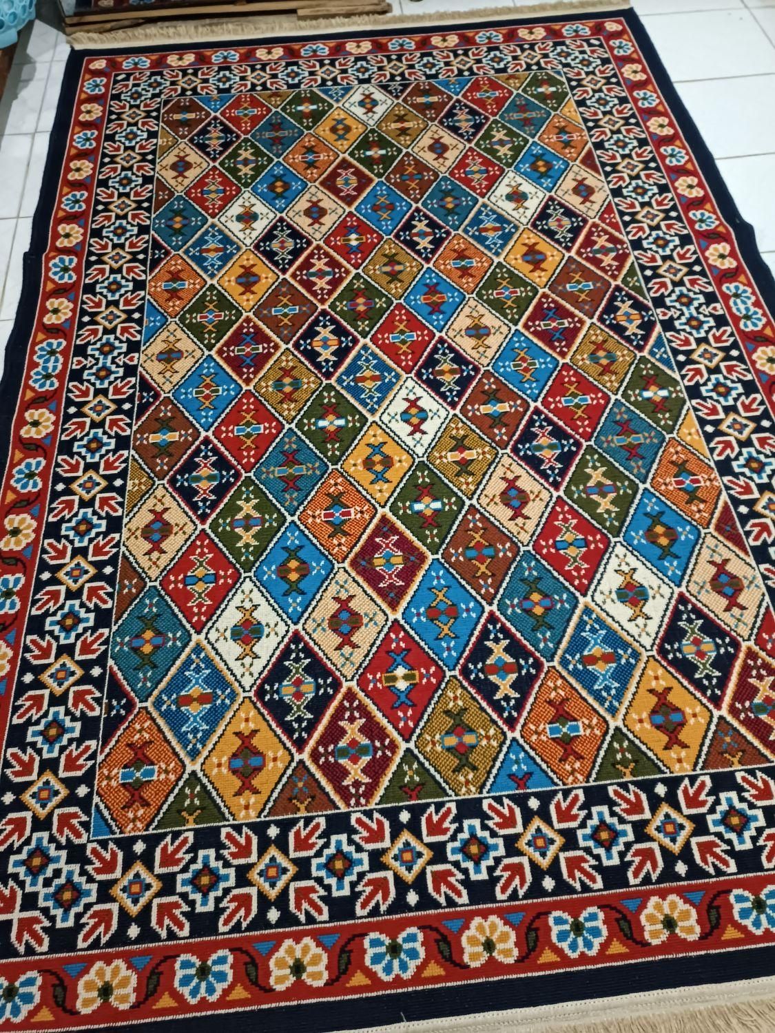 گلیم سورمه ای|گلیم، جاجیم، گبه|گرگان, |دیوار