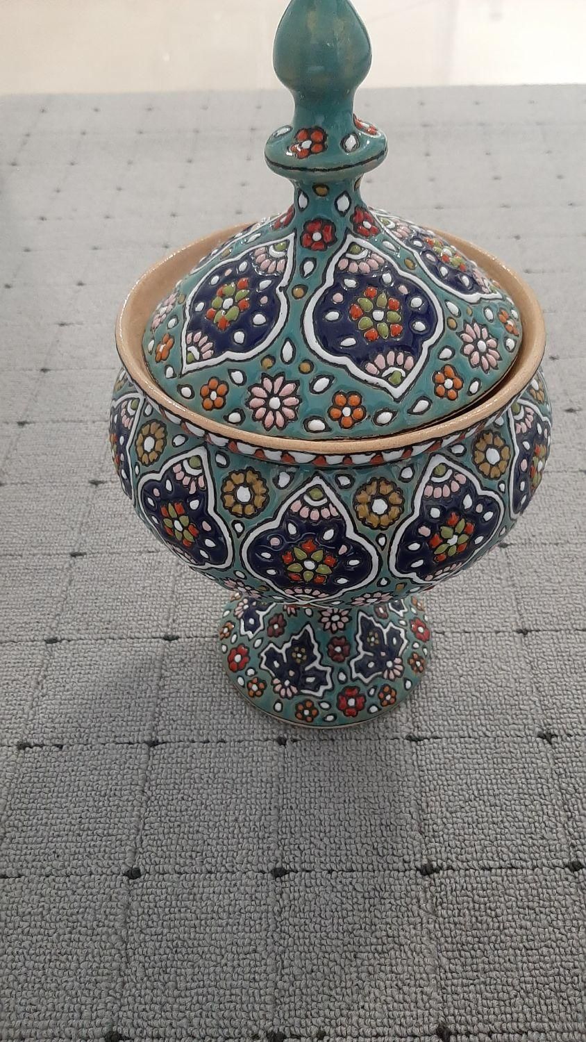 دو عدد شکلات خوری میناکاری|صنایع دستی و سایر لوازم تزئینی|قم, بنیاد|دیوار