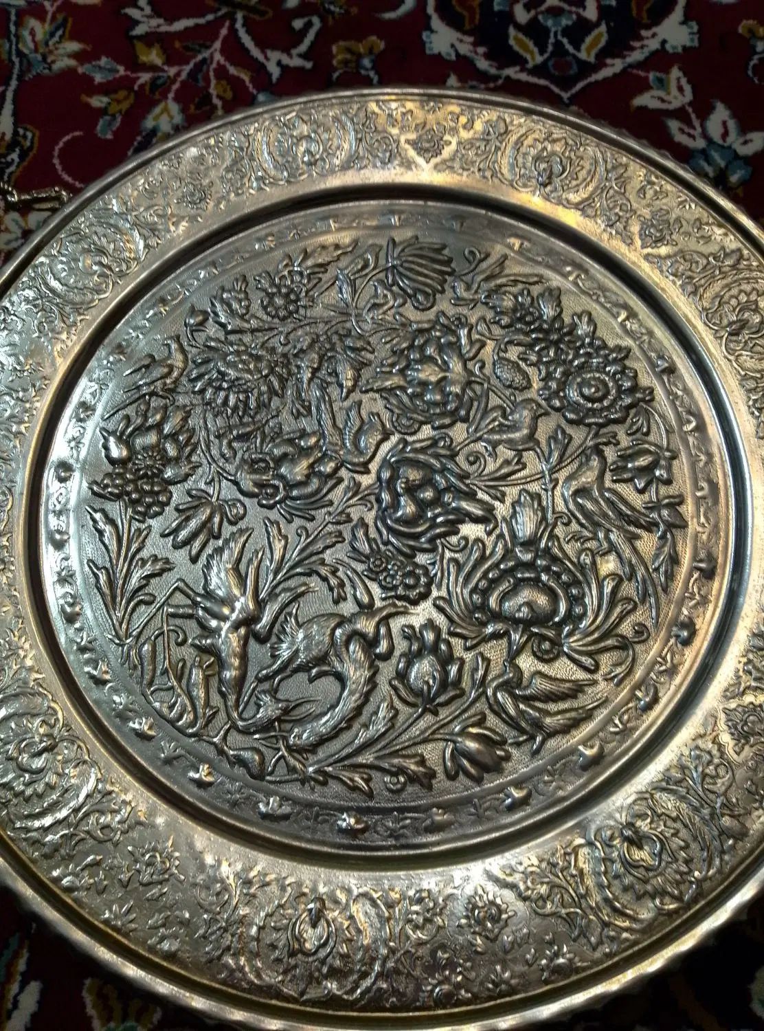 سینی قلم کاری|صنایع دستی و سایر لوازم تزئینی|تهران, نازی‌آباد|دیوار