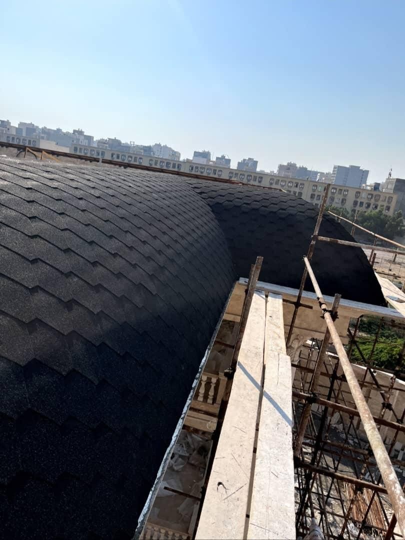 آهن کشی و اجرا شینگل، گنبد، پیشانی|مصالح و تجهیزات ساختمان|پردیس, |دیوار