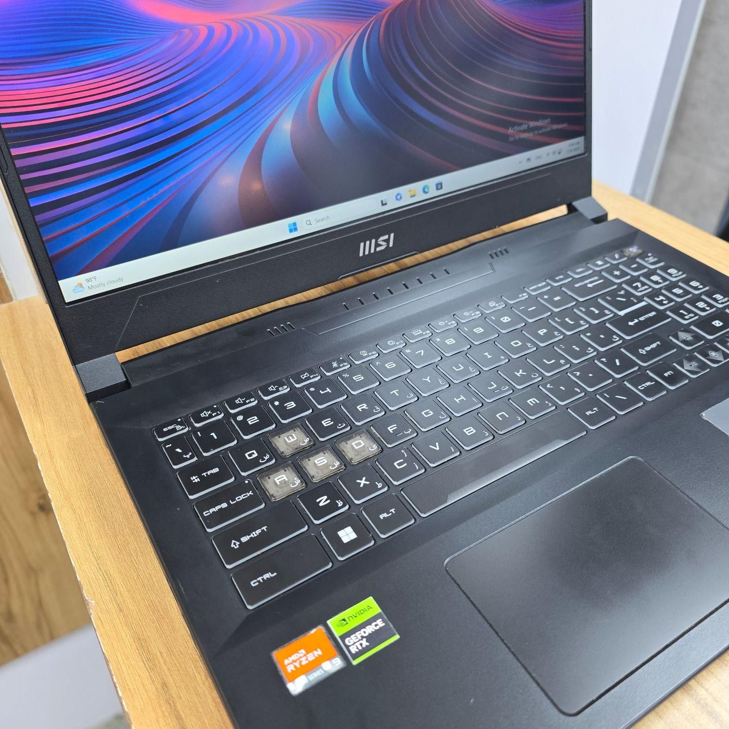 غول گیمینگ MSI BRAVO RYZEN9/4060 تدوین و رندر قسطی|رایانه همراه|کرج, اصفهانی‌ها|دیوار