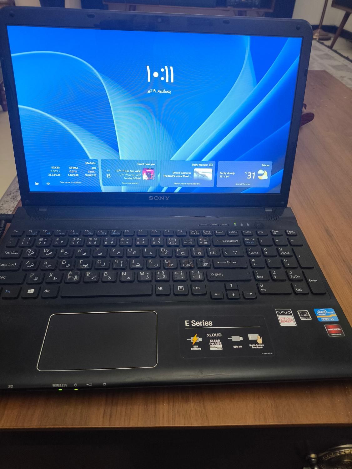 لپتاپ Sony vaio|رایانه همراه|تهران, جنت‌آباد جنوبی|دیوار