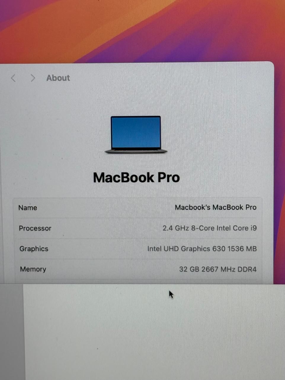 مک بوک پرو ۲۰۱۹ ۱۶ اینچی core i9 macbook pro 2019|رایانه همراه|نوشهر, |دیوار