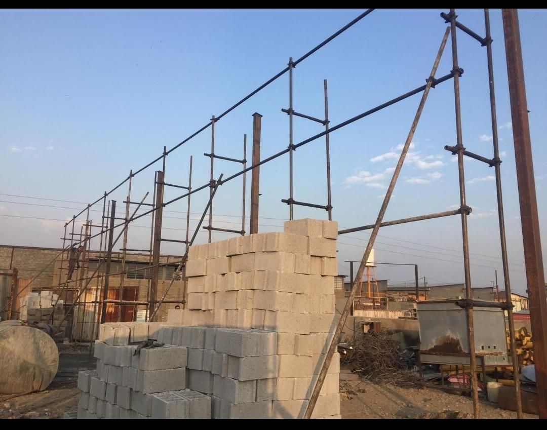 داربست فلزی ساختمان|خدمات پیشه و مهارت|آبیک, |دیوار