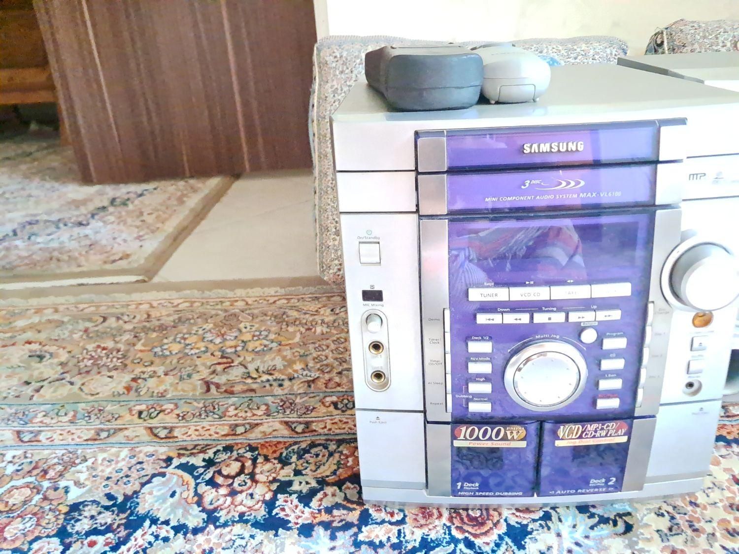 ضبط ورادیو وسی دی سامسونگ اصل|سیستم صوتی خانگی|مشهد, ادیب نیشابوری (شهرک غرب)|دیوار
