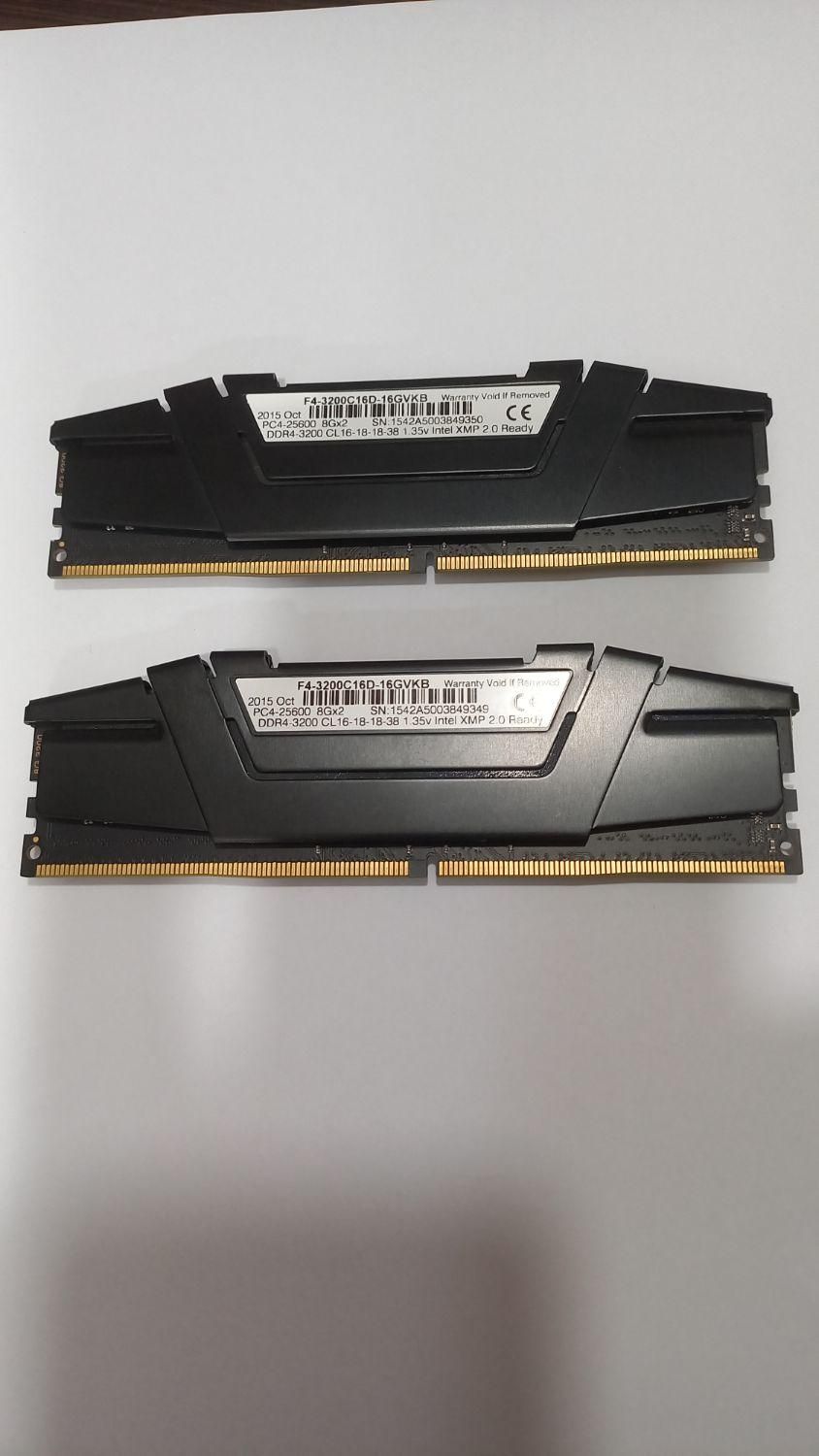 RAM DDR4 3200 GSKILL RIPJAWS  8Gx2|قطعات و لوازم جانبی رایانه|کرج, حیدرآباد|دیوار