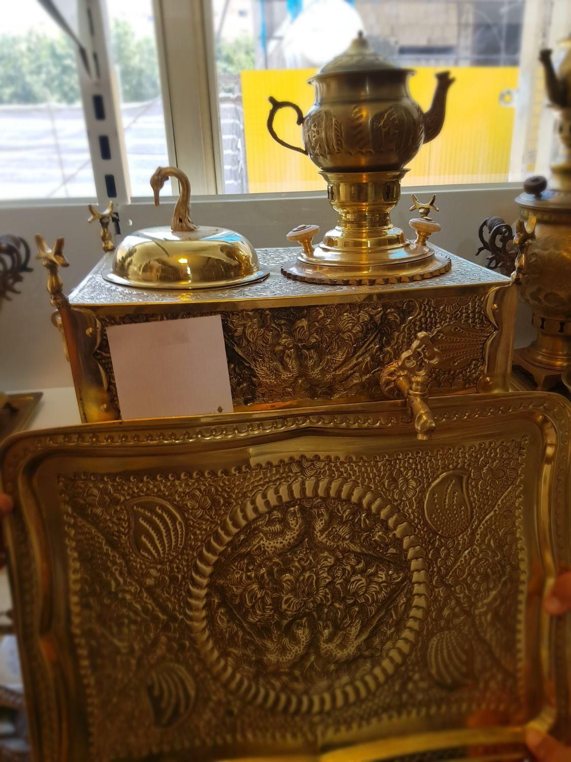 منقل آهویی برنجی ..|کلکسیون اشیاء عتیقه|سمنان, |دیوار