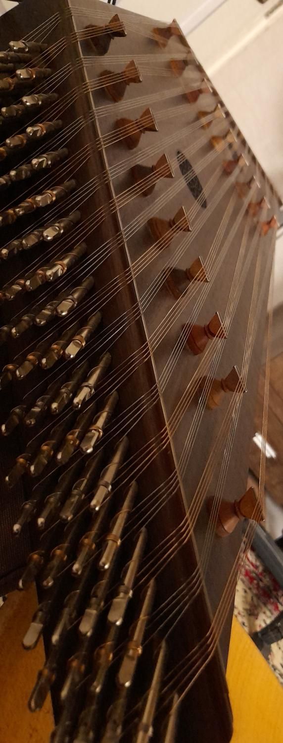 سنتور سه مهر ویژه موسوی|سازهای سنتی|اصفهان, نقش جهان|دیوار