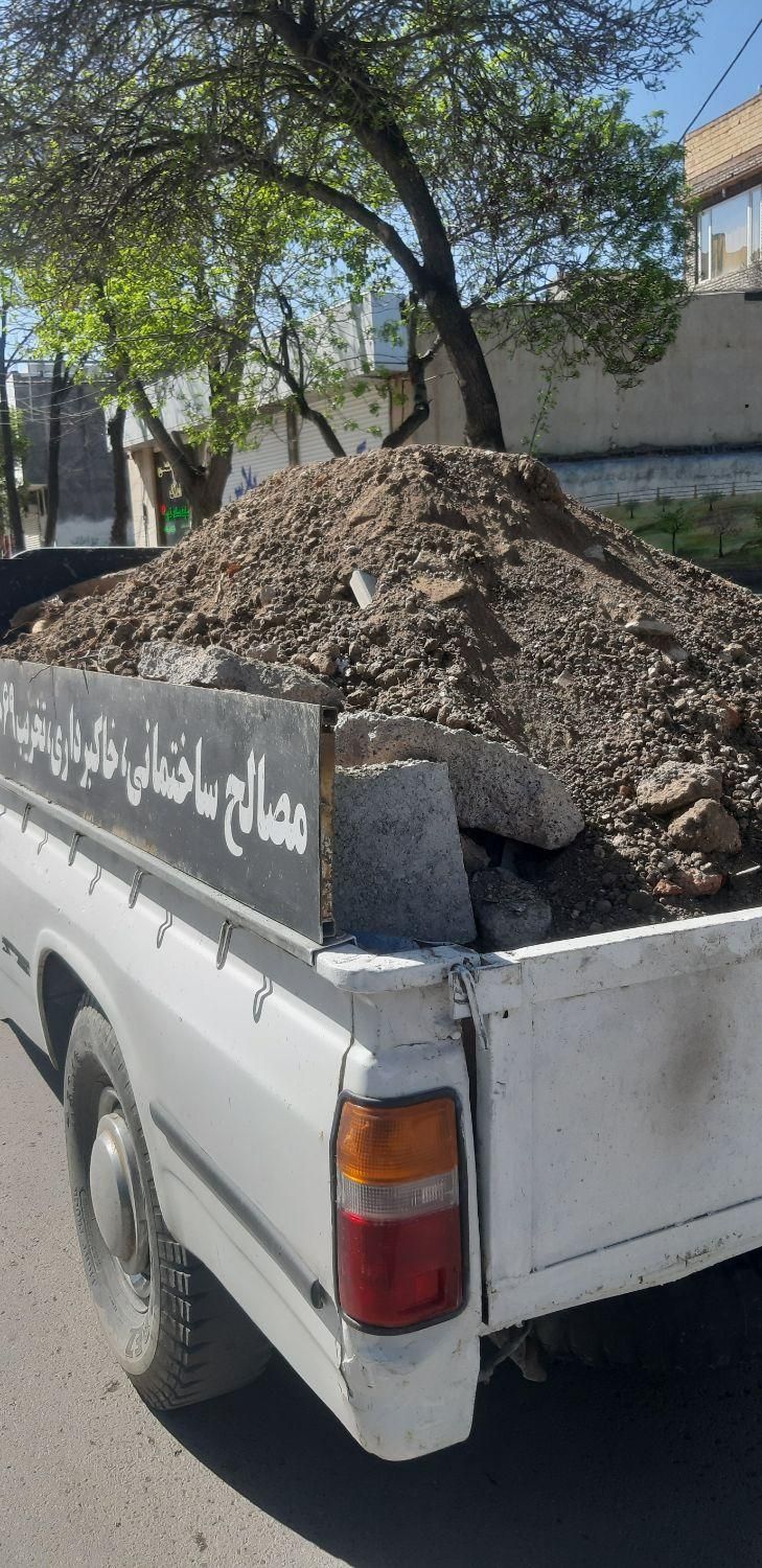 حمل نخاله ساختمانی و ماسه با نیسان کمپرسی|خدمات حمل و نقل|اردبیل, |دیوار