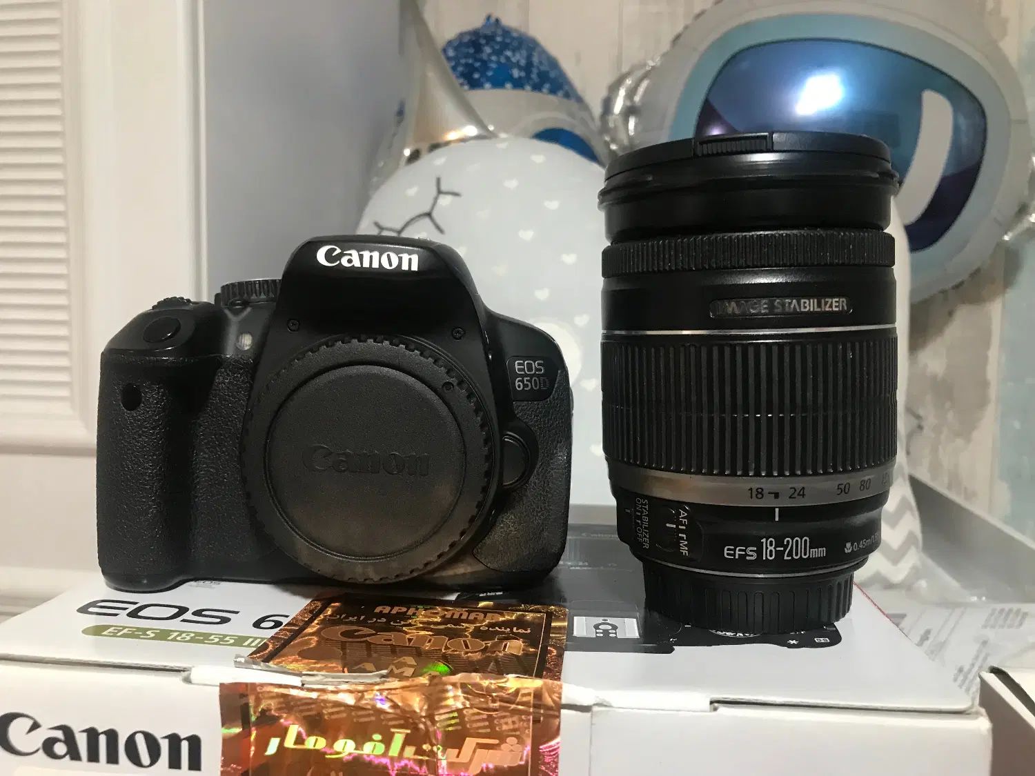 دوربین عکاسی حرفه‌ای Canon 650D همراه با لوازم|دوربین عکاسی و فیلم‌برداری|رشت, توشیبا|دیوار