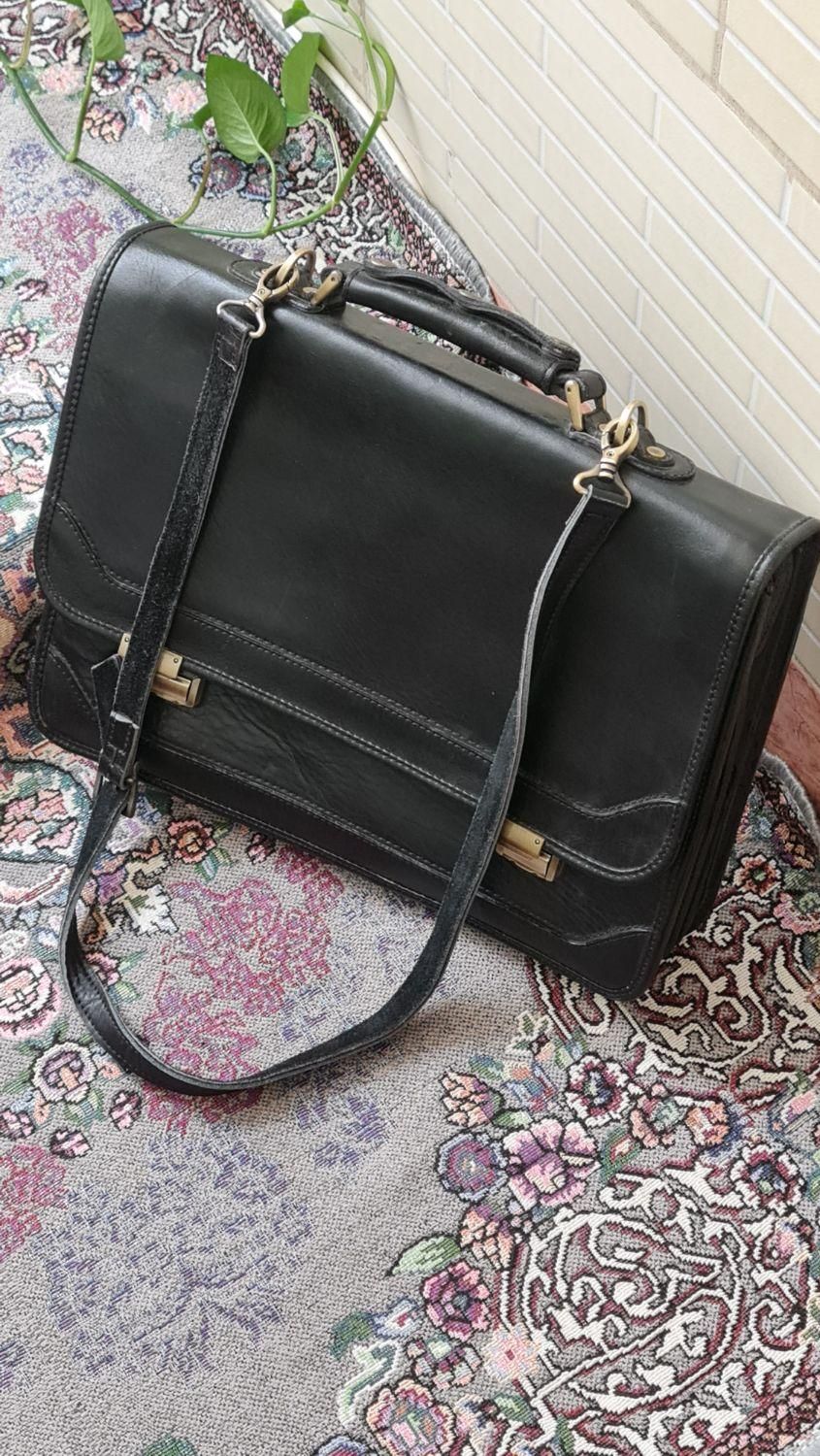 کیف اداری چرم طبیعی نو نو نو|کیف، کفش، کمربند|ساوه, |دیوار