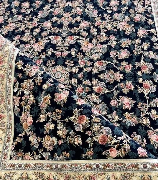 فرش افشان سرمه ایی پردیس ۱۲۰۰شانه کاشان|فرش|شیراز, عادل آباد|دیوار